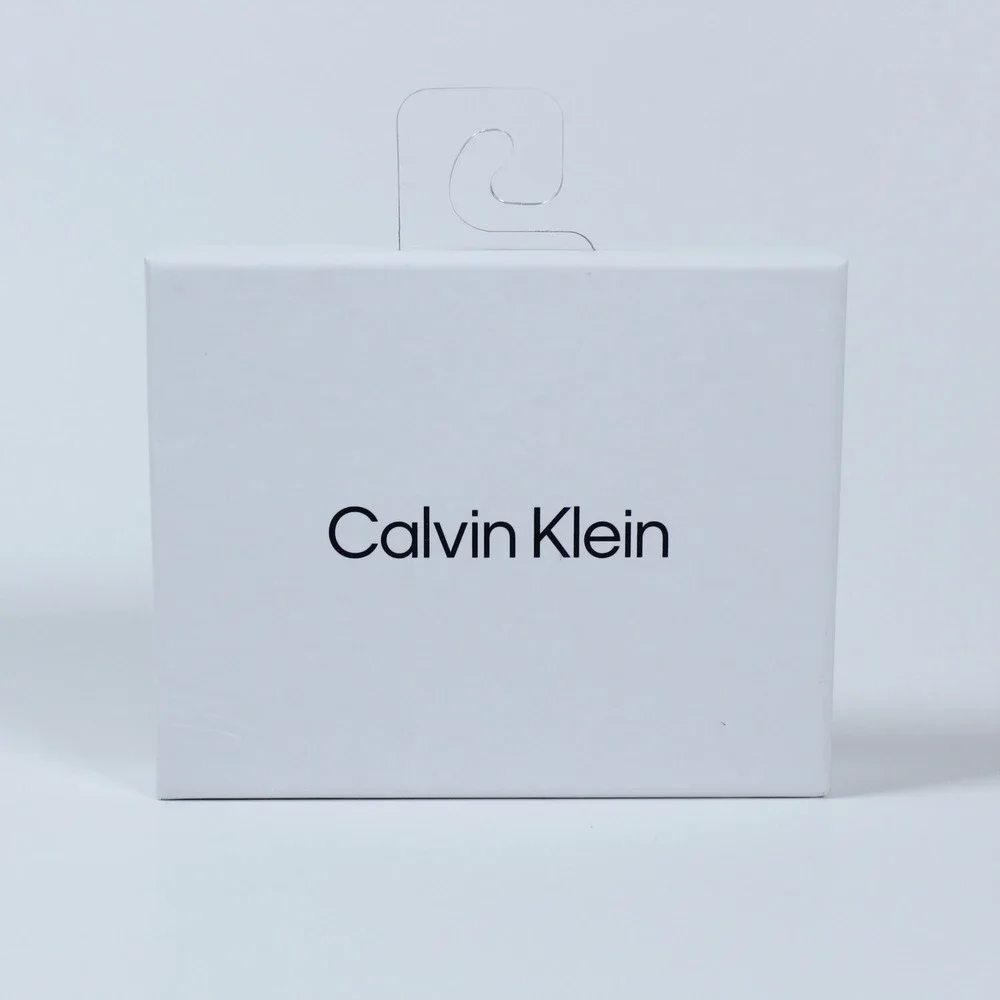 Calvin Klein Leather Wallet with RFID Protection - New in Box - Men's Black